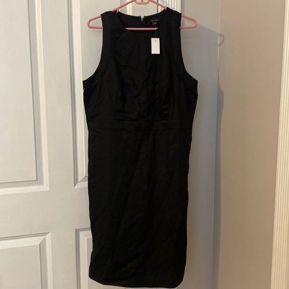 Black Sleeveless Sheath Dress - Ann Taylor - new with tags - Picture 2 of 5